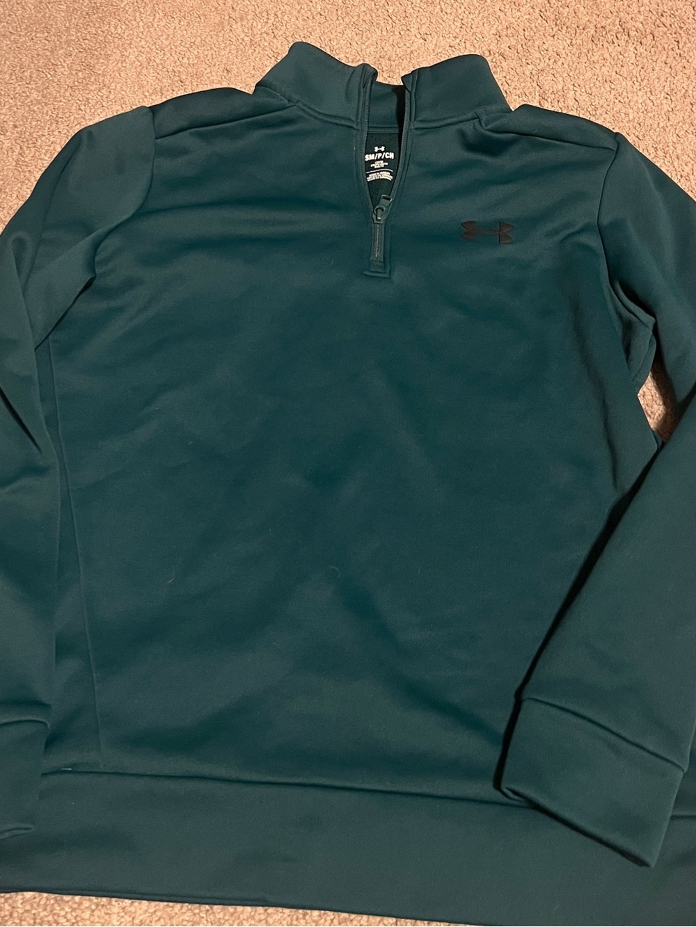 Under Armour Women’s Small Dark Green Quarter Zip Pullover